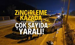 Zincirleme kazada çok sayıda yaralı var