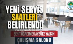 Zonguldak Belediyesi'nden Şehit Öğretmen Aybüke Yalçın Çalışma Salonu’nda Yeni Servis Saatleri |Zonguldak Haber