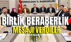 Birlik beraberlik mesajı verdiler