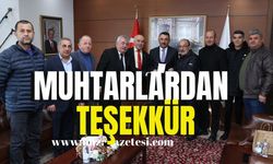 Muhtarlar’dan Vali Hacıbektaşoğluna teşekkür