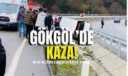 Gökgöl tünelleri mevkiinde kaza! Ekipler sevk edildi