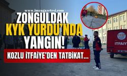 Zonguldak KYK Yurdu’nda Yangın! Kozlu İtfaiyesi'nden Tatbikat.... | Zonguldak Haber