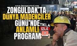 Zonguldak'ta Dünya Madenciler Günü’nde Anlamlı Program... | Zonguldak Haber