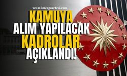 2025’te Kamuya Alım Yapılacak Kadrolar Açıklandı! | Gündem Haberleri