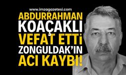 Abdurrahman Koçaklı vefat etti | Zonguldak haber