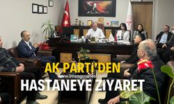 AK Parti Devrek Devlet Hastanesi yönetimini ziyaret etti