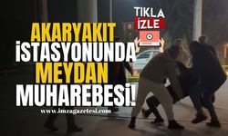 Akaryakıt istasyonunda meydan muharebesi gibi kavga! | Asayiş Haber