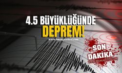 Antalya'da 4.5 Büyüklüğünde Deprem! Büyük panik yaşandı!