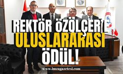 BEUN Rektörü İsmail Hakkı Özölçer'e Uluslararası Ödül! | Zonguldak Haber