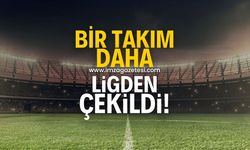 Bir takım daha ligden çekildi