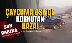 Çaycuma OSB Girişinde Korkutan Kaza! | Çaycuma Haberleri