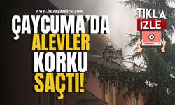 Çaycuma'da Alevler Korku Saçtı! | Çaycuma Haber