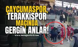 Çaycumaspor-Terakkispor Maçında Gergin Anlar! | Çaycuma Haber