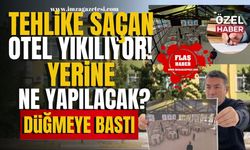 Devrek Belediye Başkanı Özcan Ulupınar düğmeye bastı! Tehlike saçan otel yıkılıyor! Yerine ne yapılacak?| Devrek Haber