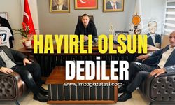 AK Parti İl Başkanı Çağlayan’a hayırlı olsun dediler