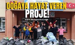 Helvacılar Ortaokulu Öğrencilerinden Doğaya Hayat Veren Proje! | Çaycuma Haber