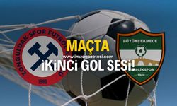 Zonguldakspor-Büyükçekmece Tepecikspor maçında ikinci gol sesi