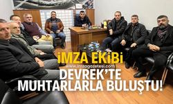 İmza Gazetesi'nden Devrekli Muhtarlar Derneğine ziyaret