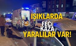 Işıklarda feci kaza! Yaralılar var