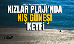 Kızlar Plajı’nda kış güneşi keyfi! | Zonguldak Haber