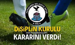 Perşembe Belediyespor hakkında karar verildi