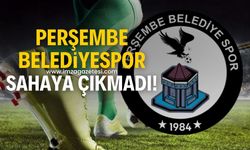 Perşembe Belediyespor sahaya çıkmadı