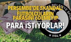 Perşembe Belediyespor'da skandal iddialar! Futbolcuların parasını ödemeyip para istiyorlar