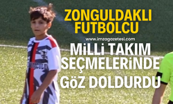 Zonguldaklı futbolcu Milli Takım seçmelerinde göz doldurdu