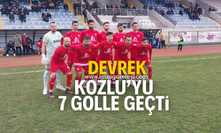 Devrek Belediyespor’dan Kozlu Belediyespor karşısında 7 farklı galibiyet