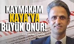 Çaycuma Kaymakamı Adem Kaya’ya Büyük Onur! | Çaycuma Haber