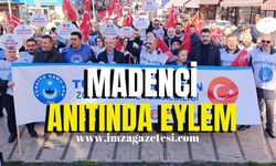 Madenci anıtında eylem var!