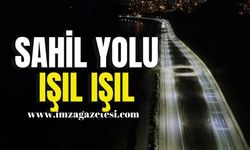 Sahil yolu ışıl ışıl