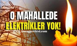 O mahallede elektrikler yok!