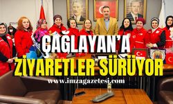 Başkan Çağlayan’a hayırlı olsun ziyaretleri sürüyor