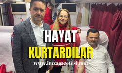 Kan verdiler, hayat kurtardılar!