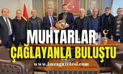 Muhtarlardan, AK Parti İl Başkanı Mustafa Çağlayan’a ziyaret!