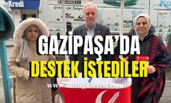 Gazipaşa’da destek istediler!