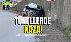 Tünellerde kaza!