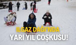 Zonguldaklıların Ilgaz Dağı'nda yarı yıl coşkusu