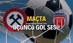 Zonguldakspor-Çankaya FK maçında üçüncü gol sesi