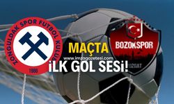 Zonguldakspor-Yozgar Belediyesi Bozokspor maçında ilk gol sesi