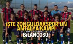 Zonguldakspor'un Antaya kampı sona eriyor! İşte bilanço