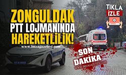 Zonguldak'ta bulunan PTT'ye ait lojmanda hareketlilik! | Zonguldak Haber