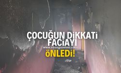 12 yaşındaki çocuğun dikkati faciayı önledi