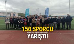 150 sporcu yarıştı