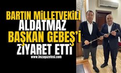 AK Parti Bartın Milletvekili Yusuf Ziya Aldatmaz'dan Çaydeğirmeni Belediye Başkanı Satılmış Gebeş'e ziyaret...