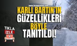 Bartın Valiliği, karlı Bartın'ın güzelliklerini böyle tanıttı! | Bartın Haberleri