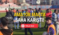 Bartınspor-Sinopspor maçında saha karıştı! Polisler müdahale etti