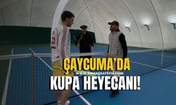 Çaycuma'da Tenis Heyecanı! Tios Cup Büyükler Kış Kupası Başladı...