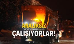 Ekipler aralıksız çalışıyor